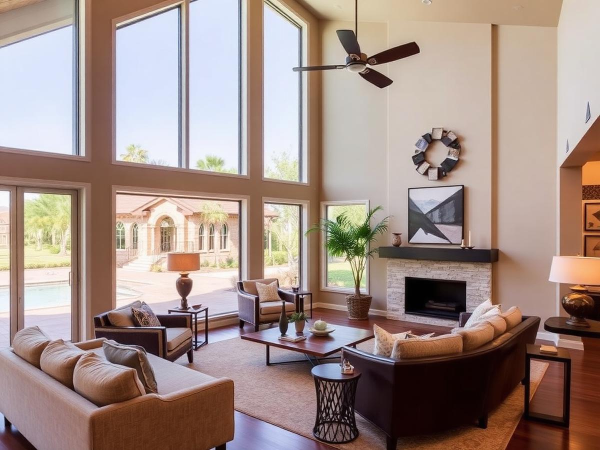 Beautifully staged interior